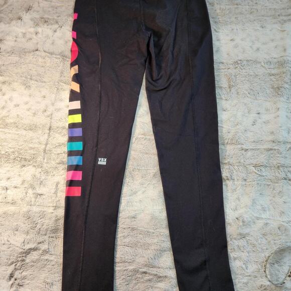 Victoria's Secret Sport Rainbow Logo knockout tight Leggings size small - Picture 2 of 4